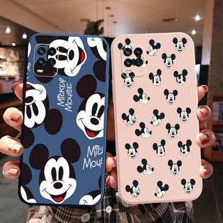 เคสโทรศัพท์มือถือ ทรงสี่เหลี่ยม ลายมิกกี้เมาส์ สําหรับ Realme C25S C15 C12 C11 Realme 8 Pro 7 X7 Pro 5i 6i