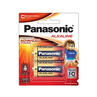 Chaixing Home ถ่านอัลคาไลน์ C PANASONIC รุ่น LR14T/2B (แพ็ค 2 ก้อน)