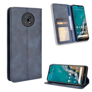 กรณี Nokia G50 ฝาครอบกรณี Flip Leather Phone Case Nokia G50 G20 G10 C10 Back Cover