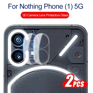 2pieces Curved Camera Lens Tempered Glass For Nothing Phone (1) A063 6.55" NothingPhone1 Camera Protector Cover