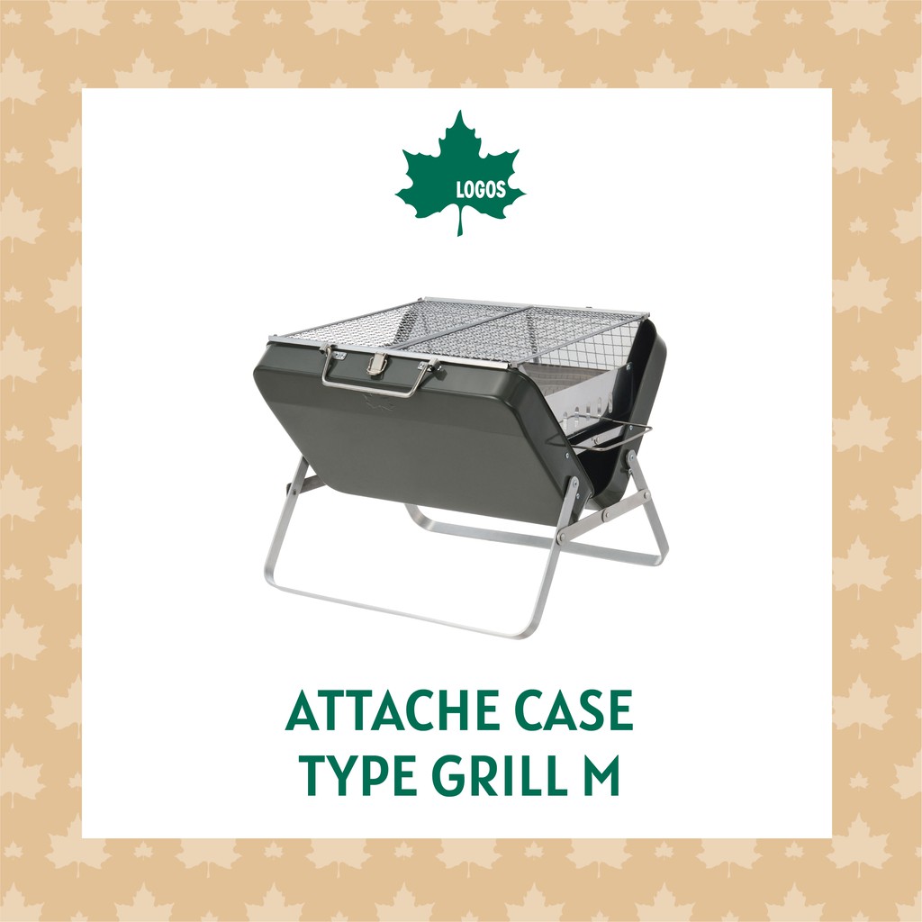 バーベキュー・調理用品 LOGOS ATTACHE CASE TYPE GRILL XL グリルアタッシュXL|ギア|グリル・たき火・キャンドル|卓上