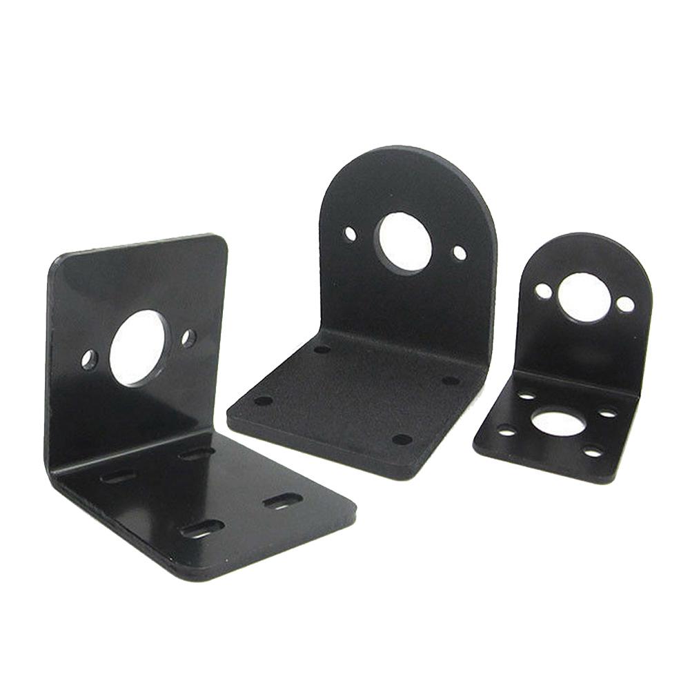 Durable Seat For remote control cars Parts Replacement Holder Toys Motor L shape Black 3 sizes Aluminum alloy Bracket