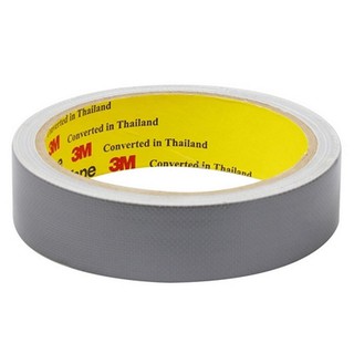 Adhesive tape UTILITY DUCT TAPE 3M 24MMX8Y GRAY Stationary equipment Home use เทปกาว อุปกรณ์ เทปผ้ามันเงา 3M 24 MMX8Y สี