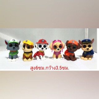 ภาพหน้าปกสินค้า🐶โมเดลหมาpaw patrol (1เซตได้6ตัวตามภาพคะ) ที่เกี่ยวข้อง