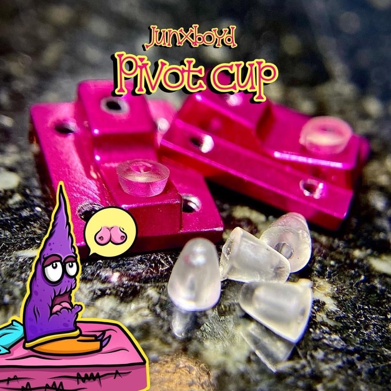 Par De Pivot Cups Marca *Leefai* Feitos Em Poliuretano  PU  Na Cor Amarela Chupetinhas Para Trucks
