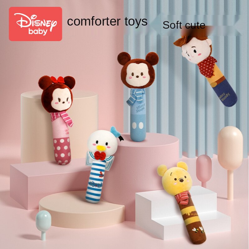 ภาพหน้าปกสินค้าDisney ของเล่นเด็ก ตุ๊กตาหุ่นมือเคี้ยวได้ 0-18 เดือน