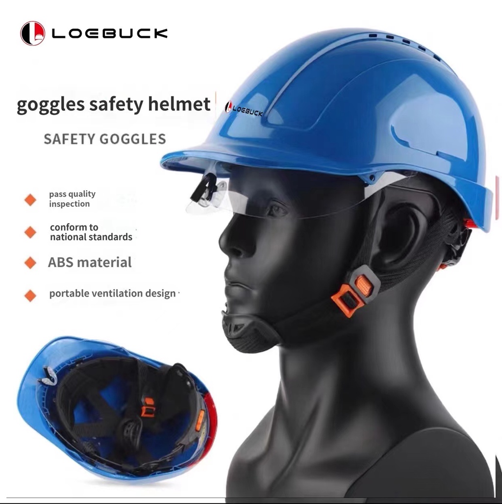 Loebuck หมวกกันน็อคนิรภัย abs ป้องกันการชน สามารถปรับแต่งได้ GM712 ...
