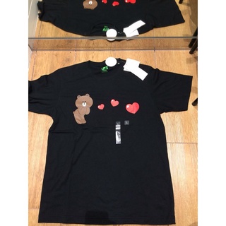 Uniqlo เสื้อยืดแขนสั้น พิมพ์ลาย UT LINE FRIENDS สําหรับผู้ชาย และผู้หญิง