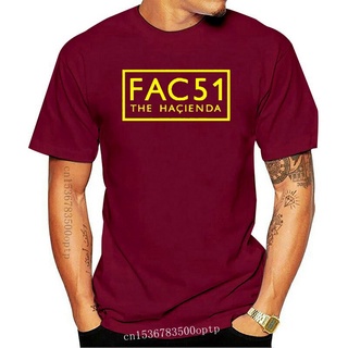 Fac51 เสื้อยืดแฟชั่นผู้ชายพิมพ์ลาย Hacienda Stone Roses Happy Mondays 2022 Order