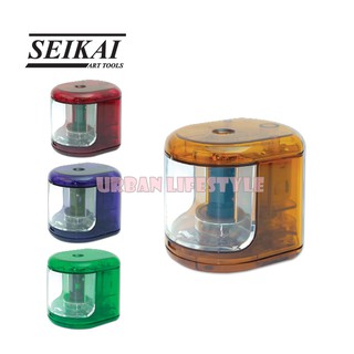 Seikai pencil sharpener กบเหลาดินสอ 1 รู / 2 รู (สุ่มสี)