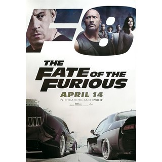 โปสเตอร์ หนัง เร็ว..แรงทะลุนรก 8 The Fate of the Furious Fast 8 2017 POSTER 24”x35” Inch Vin Diesel