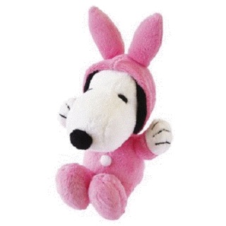 แท้ 100% จากญี่ปุ่น ตุ๊กตา พีนัทส์ สนูปปี้ Peanut Snoopy Characters Rabbit Plush Doll