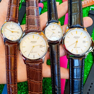 สินค้า นาฬิกาสายหนัง AOPOL นาฬิกาสำหรับผู้ชาย ผู้หญิง ตัวเรือนแสตนเลส สายหนัง บอกวันที่ จัดส่งพร้อมกล่อง ราคาพิเศษ 129 บาท