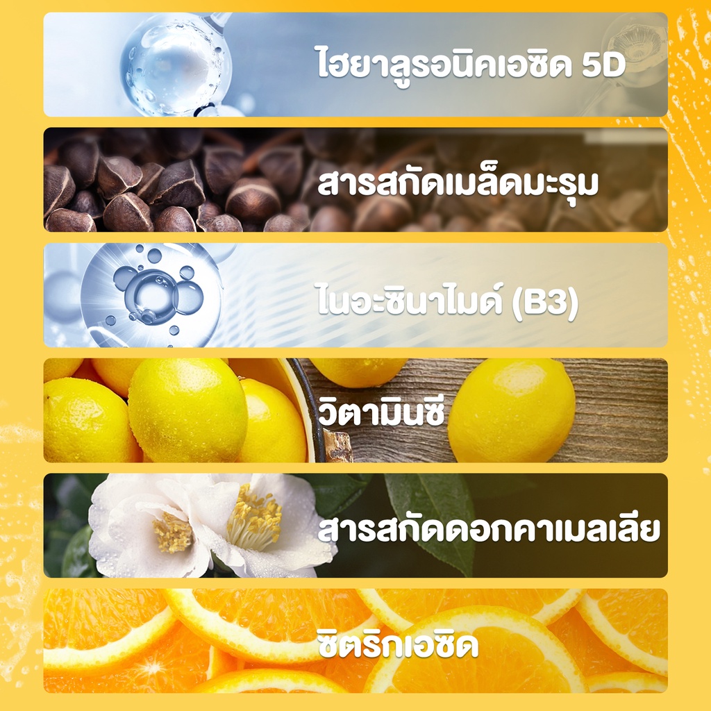 ภาพสินค้าYOU Hy Amino Glo-Win Brightening Facial Wash จากร้าน y.o.u_thailand_official บน Shopee ภาพที่ 5