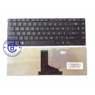 TOSHIBA Keyboard คีย์บอร์ด TOSHIBA SATELLITE L800 L805 L830 L835 L840 C800 C840 C845 C845 M840 ไทย อังกฤษ