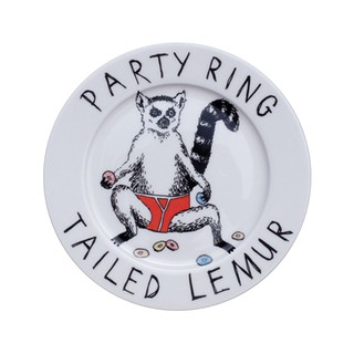 จาน Party Ring Tailed Lemur by Jimbobart