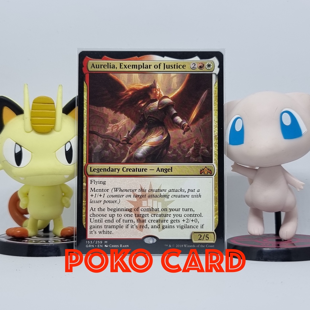 Aurelia, Exemplar of Justice การ์ด Magic The Gathering ของแท้ จากชุด