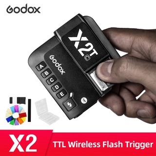 Godox X2T Flash trigger X2T-N X2T-C X2T-S X2T-F X2T-O  อุปกรณ์ทริกเกอร์ทริกเกอร์แฟลชไร้สายสําหรับ Nikon Canon Sony Fuji