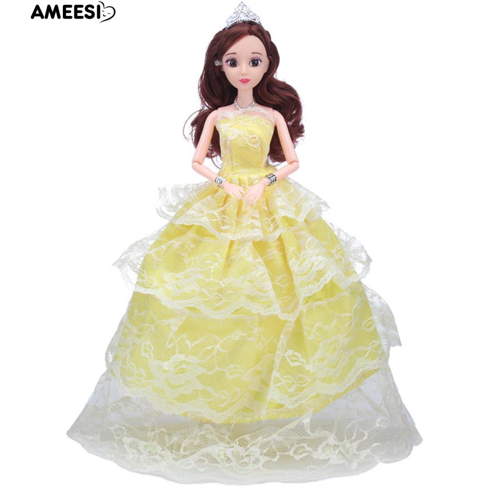 ameesi-ตุ๊กตางานเลี้ยงสังสรรค์ชุดเจ้าสาวชุดใหญ่