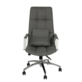 Office chair OFFICE CHAIR FURDINI KINDY 240042 FABRIC GREY Office furniture Home & Furniture เก้าอี้สำนักงาน เก้าอี้สำนั