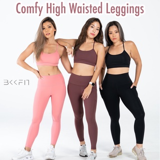 BKKFit Comfy  High Waisted Leggings เลกกิ้งเอวสูงรุ่น Comfy