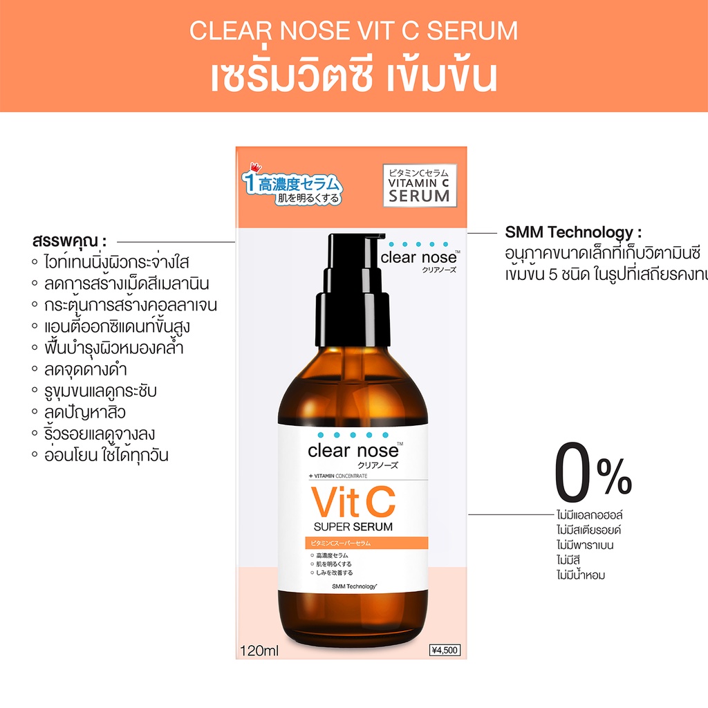 1แถม1-เซรั่มวิตซีเคลียร์โนส-clear-nose-vitamin-c-serum-120ml-สูตรเข้มข้น-ผิวกระจ่างใส-2ชิ้น-cvc2