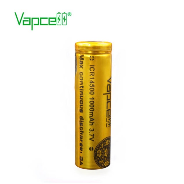 ถ่านชาร์จ-vapcell-icr14500-ขนาดaa-1000mah-1-ก้อน-หัวตัด