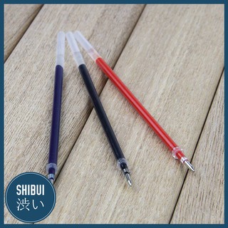 SHIBUITH (2 แท่ง) พร้อมส่งในไทย ไส้ปากกา  ราคาส่ง ขนาด 0.5 มม. และ 0.38 มม. สีแดง น้ำเงิน ดำ ใช้ได้กับปากกาหัวการ์ตูน