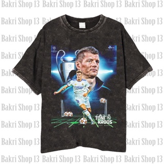 เสื้อยืด พิมพ์ลาย Kroos Toni Madrid สไตล์เยอรมนี สําหรับผู้ชาย และผู้หญิงS-5XL