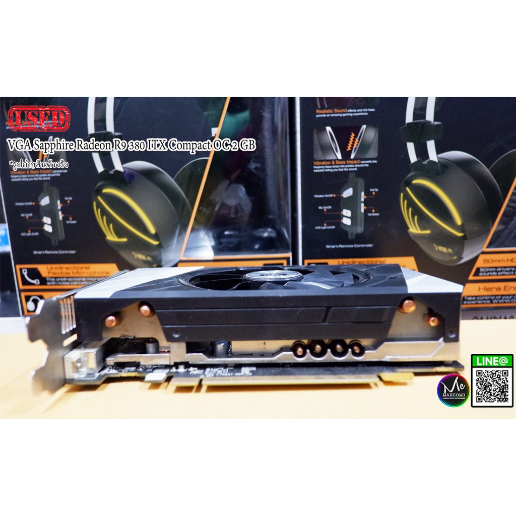 การ์ดจอ VGA SAPPHIRE R9 380 ITX COMPACT 2GB OC GDDR5 สินค้ามือสอง ...