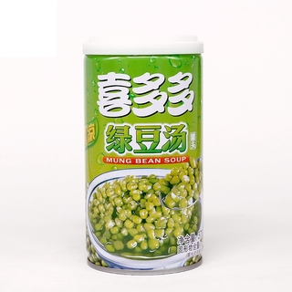 ภาพหน้าปกสินค้าซุปถั่วเขียวกระป๋อ น้ำถั่วเขียวพร้อมดื่ม 喜多多绿豆汤饮料罐装 370g ที่เกี่ยวข้อง