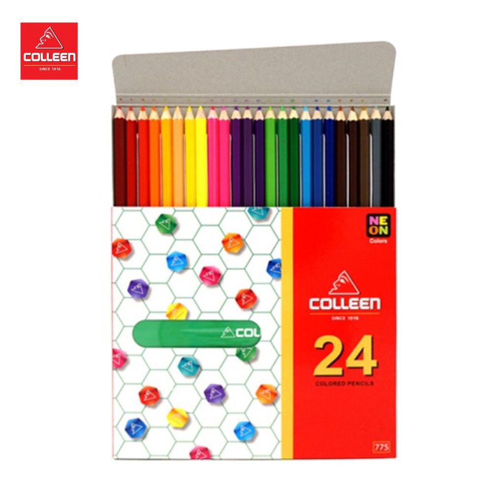 สีไม้คอลลีน (Colleen) สีไม้ สีไม้colleen ดินสอสี ดินสอสีไม้ 12/24/36/48 ...