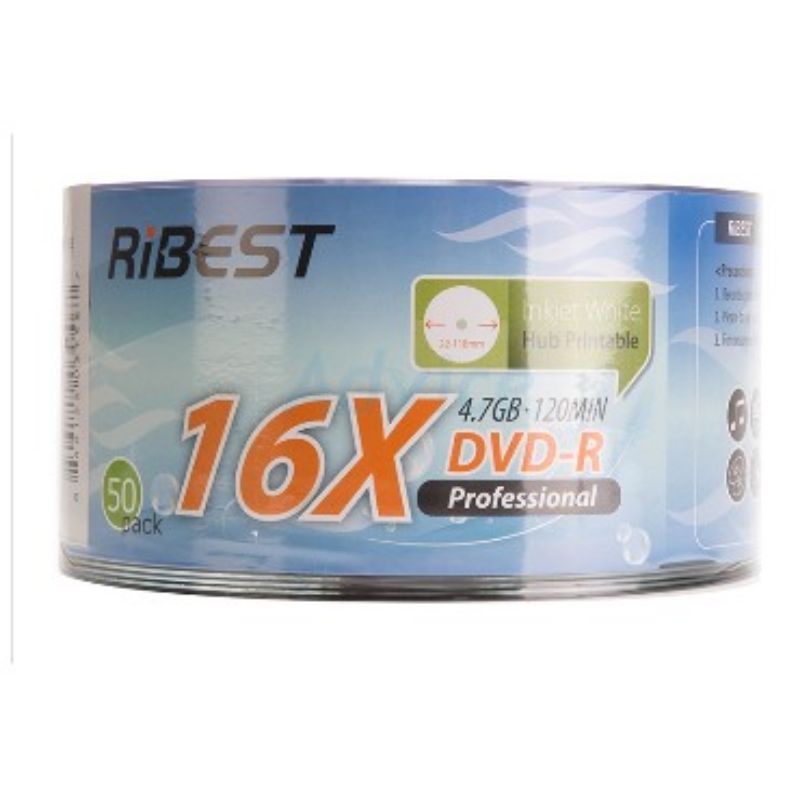 dvd-r-ribest-50-pack-printable-พิมพ์ภาพบนแผ่นได้