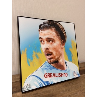 Jack Grealish #manchestercityfc กรอบรูป ตกแต่งห้อง ตกแต่งบ้าน พร้อมติดตั้งขึ้นผนัง