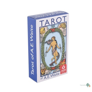 ภาพขนาดย่อของภาพหน้าปกสินค้า*สินค้าพร้อมส่ง* ไพ่ยิปซี ไพ่ทาโรต์ Tarot Cards ไพ่ทาโร่ 78 ใบ Tarot Deck ไพ่ดูดวง ภาษาอังกฤษ Tarot of A.E. Waite จากร้าน fayemily บน Shopee
