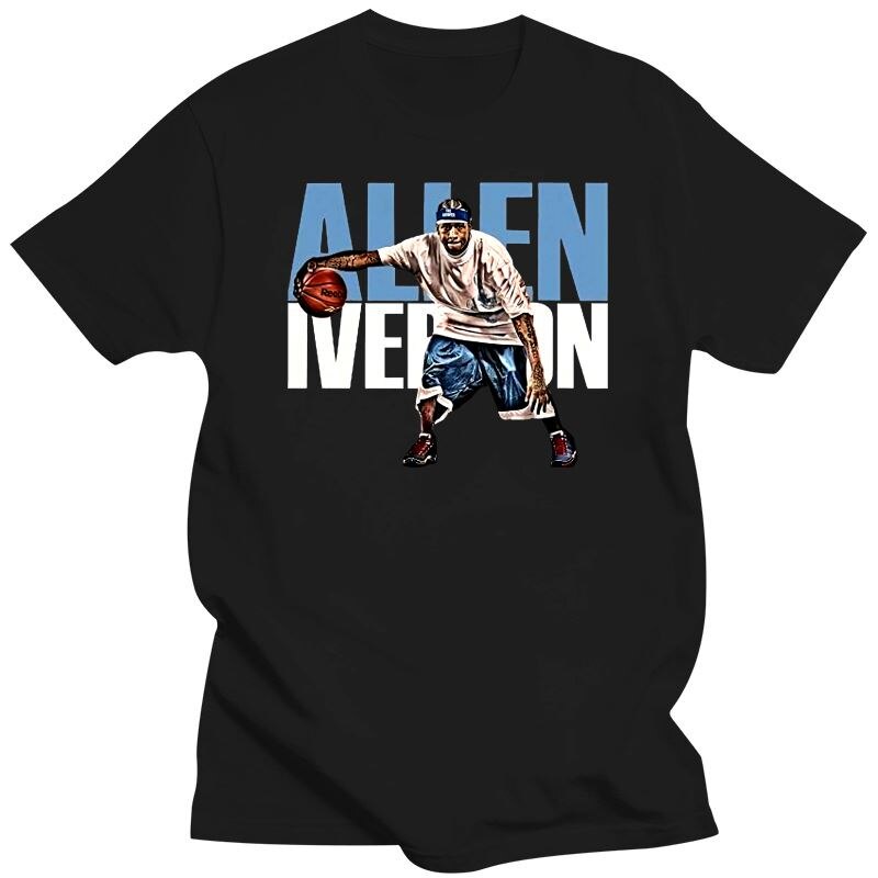 เสื้อยืด-พิมพ์ลาย-the-streetball-allen-iverson-สไตล์สตรีทบอล-สําหรับผู้ชาย