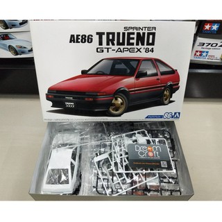AOSHIMA 1/24 TOYOTA AE86 SPRINTER TRUENO GT-APEX 84 (โมเดลรถยนต์ Model DreamCraft)