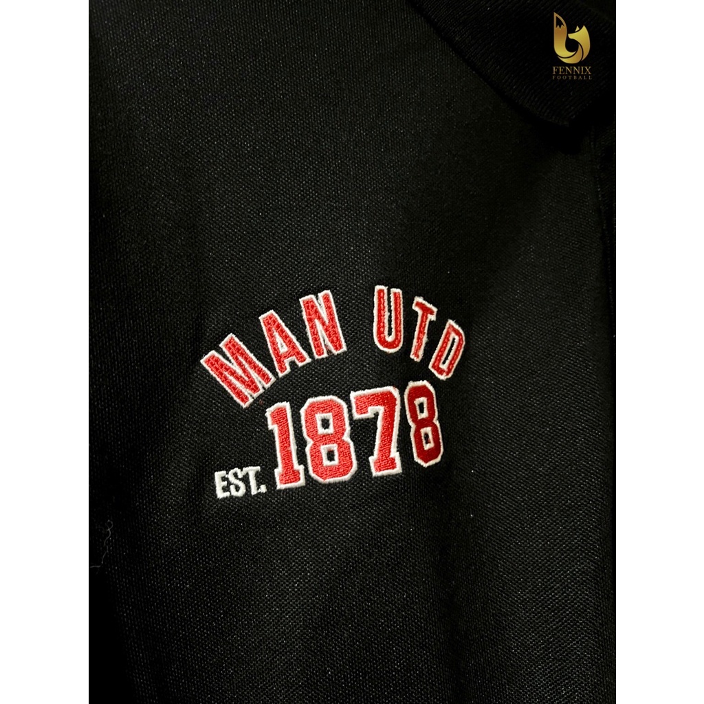 เสื้อโปโลทีมเเมนยูลิขสิทธิ์เเท้-man-utd-1878-bk