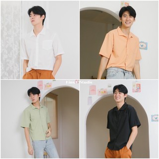 ภาพหน้าปกสินค้าเสื้อเชิ้ตแขนสั้น ทรงนี้ฮิตที่เกาหลี (รหัส : KN18) ที่เกี่ยวข้อง