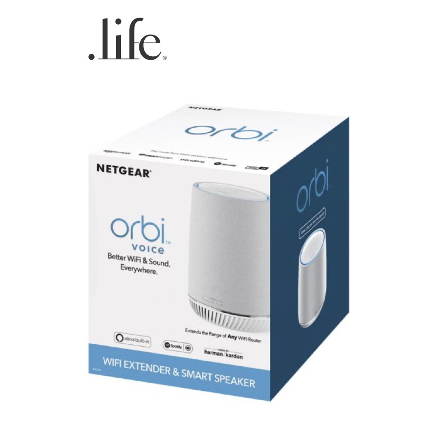 netgear-เครื่องขยายสัญญาณ-orbi-voice-satellite-ac3000-rbs40y-by-dotlife