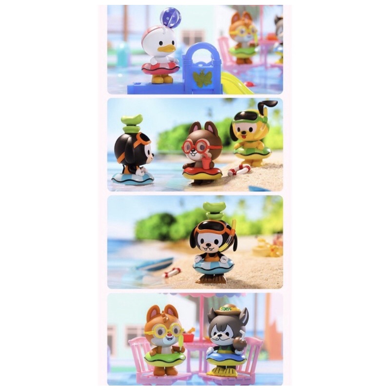 พร้อมส่งยกกล่อง-pop-mart-mickey-and-friends-pool-party-series-ของแท้-100-ใหม่ยังไม่แกะซีล