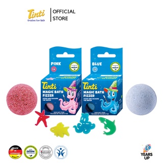 สินค้า TINTI® บาธบอมบ์ มีของเล่นด้านใน เปลี่ยนสีน้ำ ไร้สารเคมี ผลิตที่เยอรมนี Magic Bath บาธบอม บาธบอล bath bomb ของเล่นอาบน้ำ ในน้ำ  baby kid soap toys
