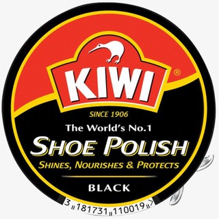 ภาพขนาดย่อของสินค้าขี้ผึ้งขัดรองเท้า กีวี่ Kiwi Shoe Polish มี 2 สีให้เลือก ดำ น้ำตาล ขนาด 100 มล.