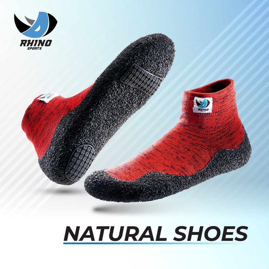 ภาพหน้าปกสินค้าRhino Natural Shoes รองเท้าวิ่งเพื่อสุขภาพ พื้นยาง บาง เบา ใส่ได้ทุกที่ ทุกเวลา