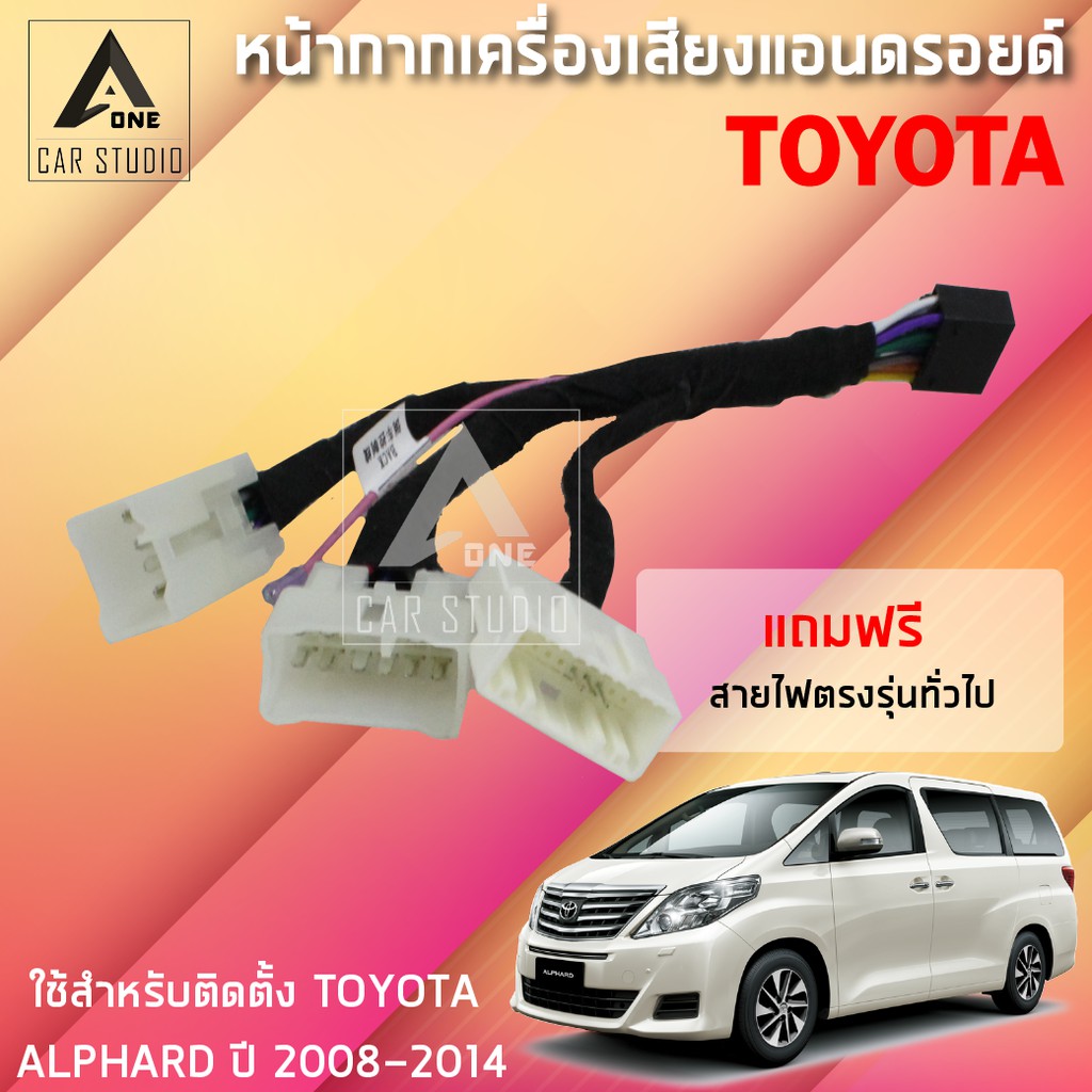 หน้ากากแอนดรอยด์-bna-to277t-หน้ากากเครื่องเสียง-หน้ากากวิทยุ-ขนาด-10-นิ้ว-สำหรับ-toyota-alphard-ชิ้นใหญ่-ปี-2008-20014