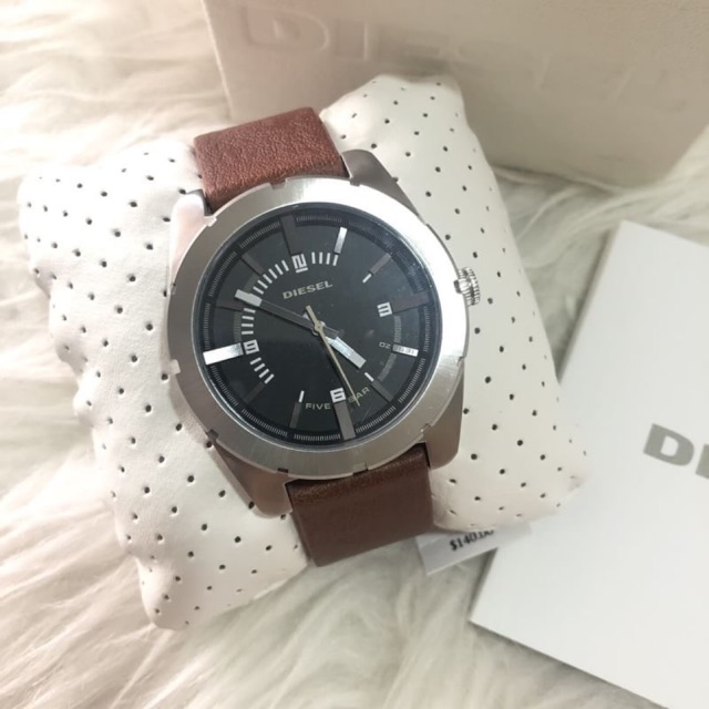 diesel-black-dial-tan-leather