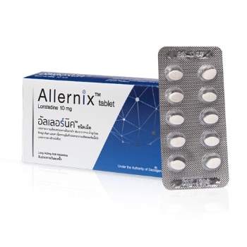 ภาพหน้าปกสินค้าอัลเลอร์นิค ชนิดเม็ด Allernix 10 เม็ด Loratadine 10 มก. ไม่ง่วง จากร้าน janehealthcare บน Shopee