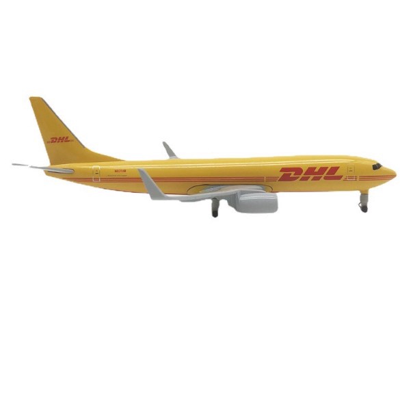 โมเดลเครื่องบิน-สินค้าส่งจากไทย-ขนาด-20cm-มีล้อ-boeing-737-air-dhl-airlines-ตั้งโชว์-ของฝาก