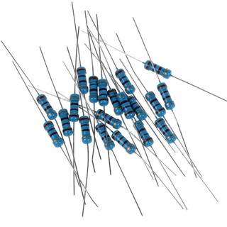 R Resistor ตัวต้านทาน 1% 1/2W 0.5W 10 ชิ้น (1.5k - 1M)