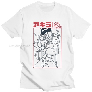 [COD]เสื้อยืดลําลอง ผ้าฝ้าย แขนสั้น คอกลม พิมพ์ลายอนิเมะ Akira Neo Tokyo Shotaro Kaneda ทรงสลิมฟิต เหมาะกับของขวัญ แฟชั่